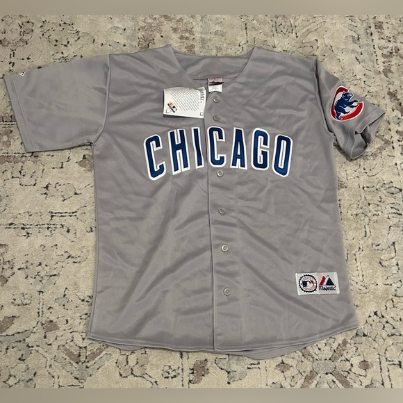 Majestic Other - Majestic Authentic Chicago Cubs Baseball Road Gray Jersey with Patch Men’s Sz: L